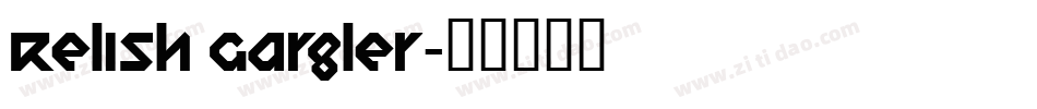 Relish Gargler字体转换